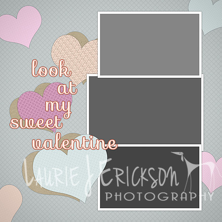 20100526-Valentine Scrapbook Style Template - 02