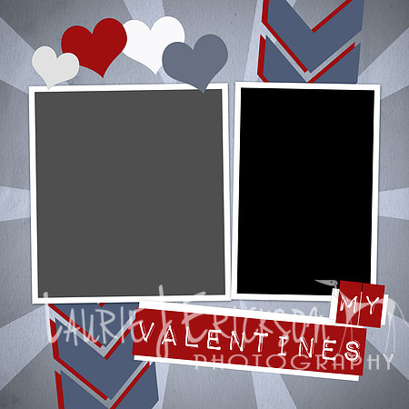 20100526-Valentine Scrapbook Style Template - 03