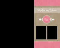 J 8x10 Pink tan Collage