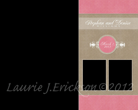 J 8x10 Pink tan Collage