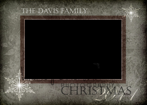5x7 Photo Card AD Yule Tide