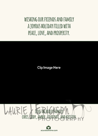 Happy Holiday Foil - A2 5x7 - Back copy