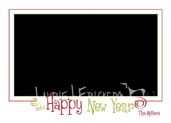 5x7 Flat Card Back